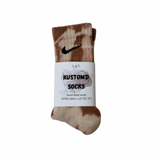 Kids Kustom’d Socks - Timber Tie Dye