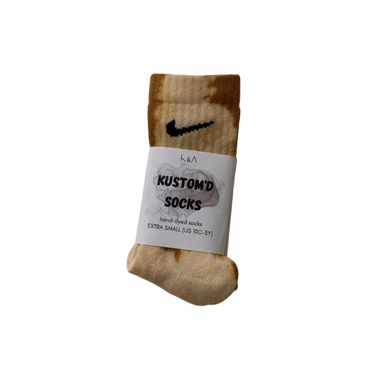 Kids Kustom’d Socks - Spice Tie Dye