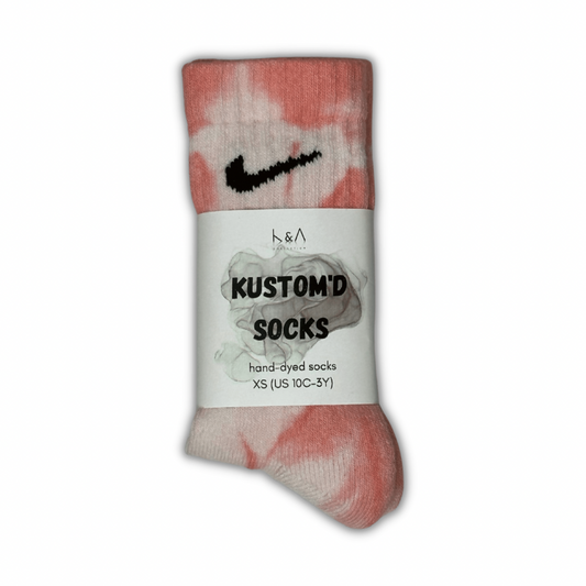 Kids Kustom’d Socks - Cotton Candy Tie Dye